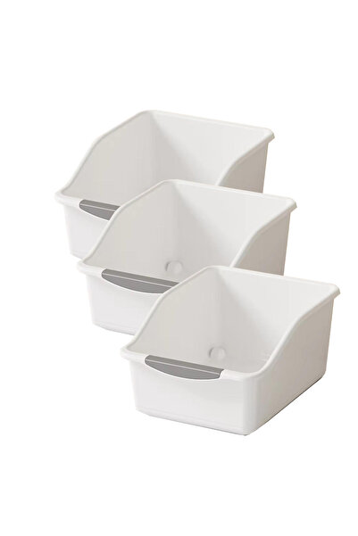 Choice5 3pcs white L 2/3pcs Plastic Under Sink Organizer with Wheels, Bottle ...