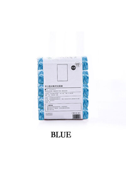 Choice3 Blue 5 Rolls 1 pack 100Pcs Household Disposable Trash Pouch Kitchen S...