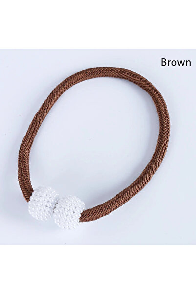 Choice 2PCS Brown 1/2PCS Pearl Magnetic Curtain Clip Curtain Holders Tie Back...