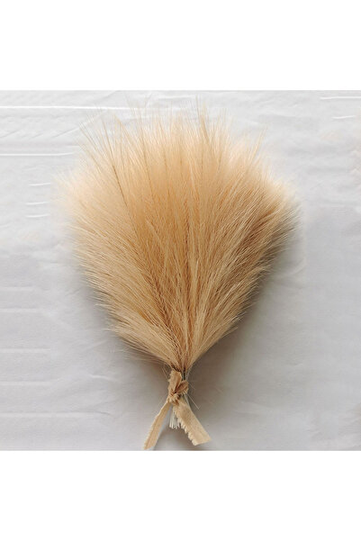 Choice15 30pcs brown 10-100Pcs Artificial Pampas Grass Fluffy Reed Bouquet Bo...