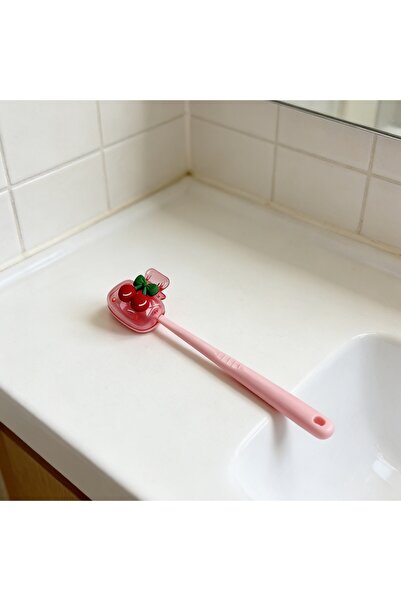 choice2 1Pc Red Cute Cherry Design Toothbrush Holder, Cherry Pattern, Protect...