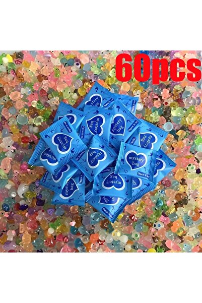 Choice 60pcs Glow In The Dark Mini Resin Animals & Mushroom Blind Bags Fairy ...