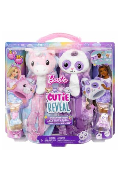 Barbie Cutie Reveal Pijama Partisi Oyun Seti HRY15