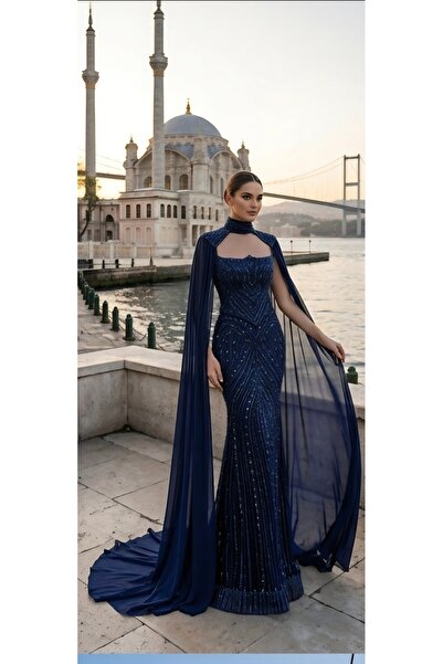 ESİN GİYİM İthal , el işçilikli taşlı abiye