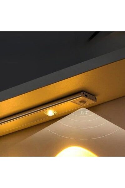 Neo Vista Slim Led Kabin Armatürü Hareket Sensörlü Dekoratif Gece Lambası Usb...