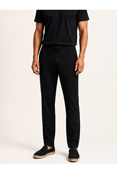 Xint Erkek Siyah Formunu Koruyan Slim Fit Jogger