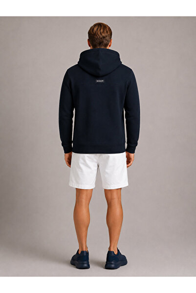 Xint Erkek Lacivert Pamuk Dokulu Regular Fit Sweatmont