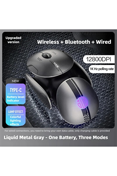 Choice1 inphic X2 V2 Inphic X2 V2 Wireless Gaming Mouse Metal Base Rechargeab...