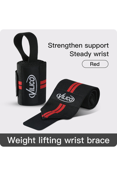 Choice4 RED 1 PC Wristband Wrist Support Brace Straps Extra Strength Weight L...
