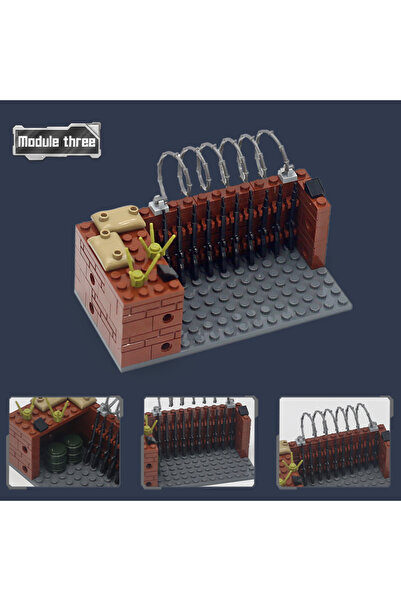 Choice6 STR-3 MOC Trench Building Blocks Base Blocks Toy Set Compatible Brick...