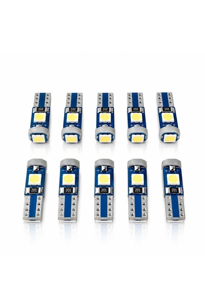 Rubi T5 Gösterge Ampulü 10 Adet Led Beyaz
