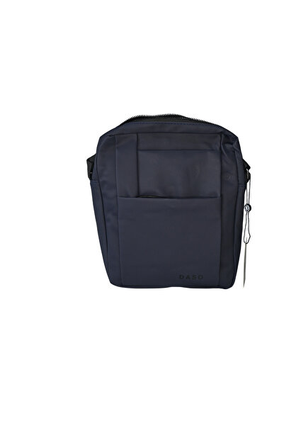 dukidasoturkiye Duki Daso Unisex Navy Blue Zippered Multi-Pocket Cross Should...