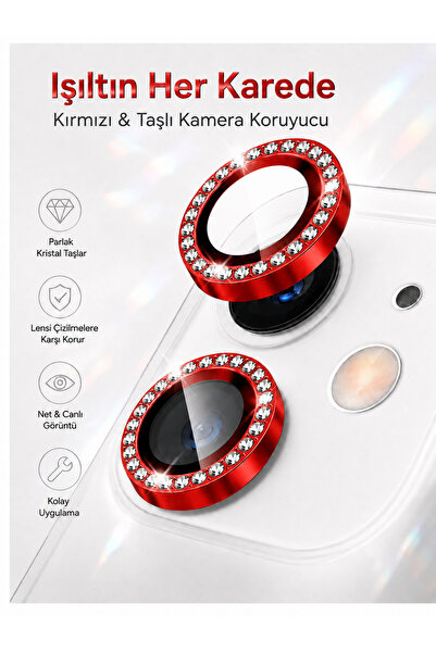 CaseHub iPhone 11 & 12 12 Mini Stoned Camera Lens Protector 9H Hardness Scrat...