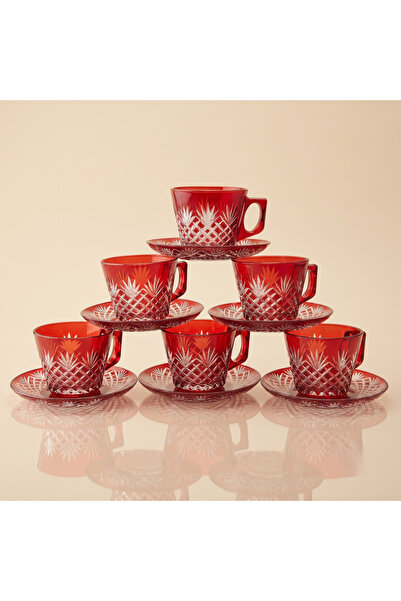 AKDEN STORE Kristal Dekor Çay / Double Kahve Takımı / Arap Kahve Takımı