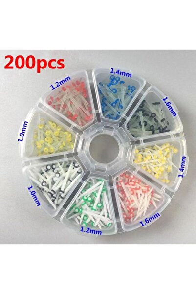 Choice 200bx 200Pcs Dental Fiber Post Sleeve Box, Mixed Size Dental Restorati...
