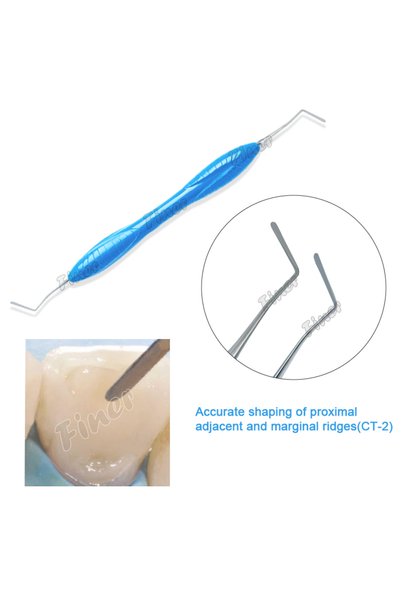 Choice3 Light Blue 1PC Dental Resin Spatulas Composite Instruments Silicone R...