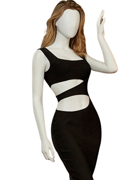 Lingerie and Fashion Style Black Dress