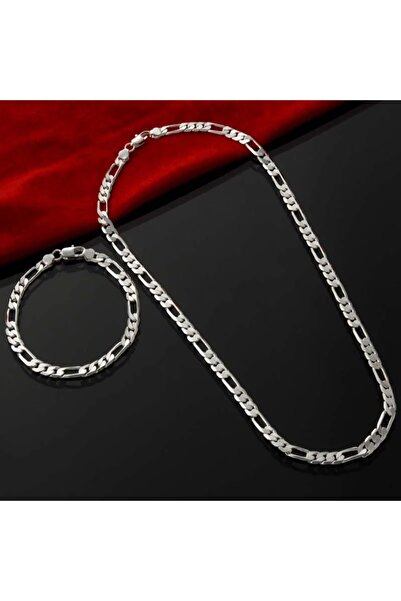 Choice1 55cm and 20cm silver color Noble New Arrive 925 Silver 4MM Chain for ...