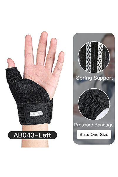 Choice AB043-left 1PC Flexible Splint Wrist Thumb Support Brace for Tendoniti...