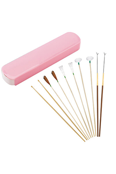 Choice 10pcs 10pcs Ear Massager Set Earwax Cleaner Kits Goose Feather Earpick...