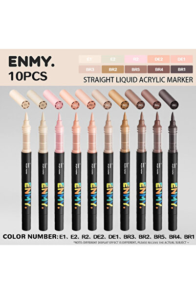 choice2 Skin series ENMY Acrylic Marker Pen 10pcs Direct Liquid Acrylic Paint...