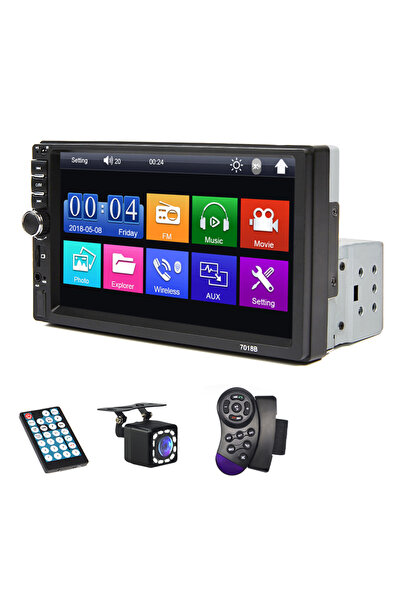 Choice3 Radio D-Cam-SWC Hippcron 7“ Car Radio 1 Din Multimedia Player Support...