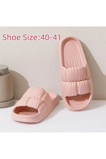 Choice4 pink 40-41 Soft Bottom Slippers for Women Home Bathroom Home Bath Non...