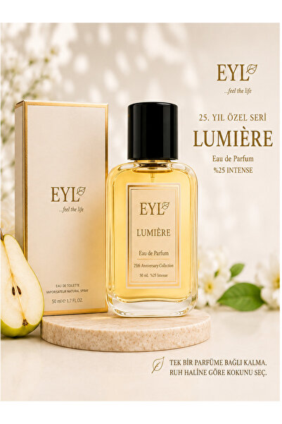 EYL COSMETIC LUMIERE %25 Esans EDP 50 ml Kadın Parfüm Kalıcı Vanilya Kahve Ta...