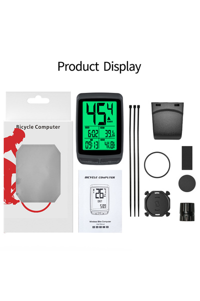 Choice1 BKV-1503A Ultra-Long Standby Replaceable Battery Wireless Bike Comput...