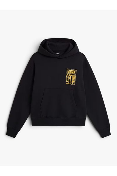 Vans Cut and Paste Pullover Erkek Siyah Sweatshirt - VN000WTN