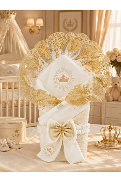 Tomuycuk Newborn Baby Boy Girl Blanket and Swaddle - Lacy Mevlütlük & Hospita...