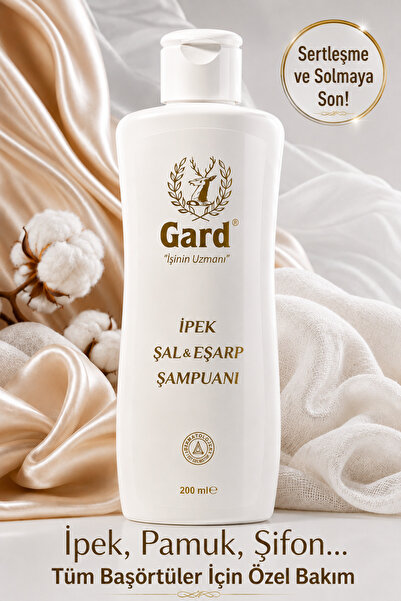 İpek Şal & Eşarp Şampuanı - Günlük Başörtü Hassas Yıkama Deterjanı 200 ml