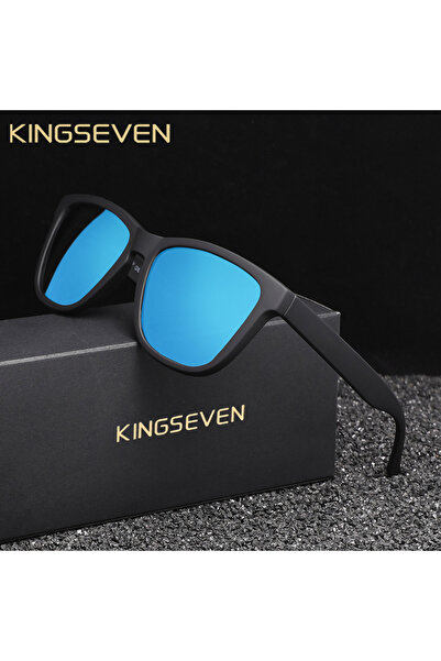 Choice نظارات شمسية للرجال من KINGSEVEN باللون الأسود والأزرق، نظارات شمسية م...