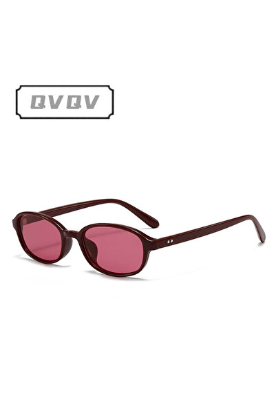 Choice Red Red New Luxury Brands Wine Red Sunglasses 2026 Woman Outdoor Trave...