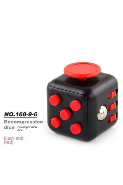 Choice Black red Fidget Decompression Toy Infinity Stress Cubes Antistress To...