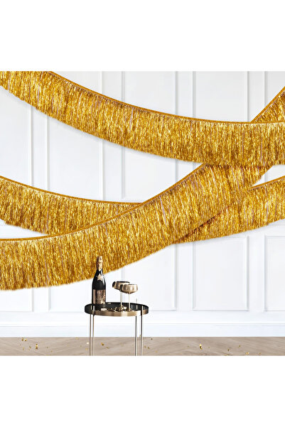 Choice Gold Garland Gold Foil Fringe Garland Party Decorations Tinsel Metalli...