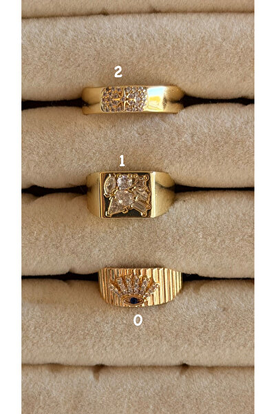 Pater Paulie Gold Adjustable Steel Ring