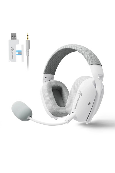 Choice White ATTACK SHARK L80PRO Wireless Gaming Headset 2.4G/BT/Wired Ultra-...