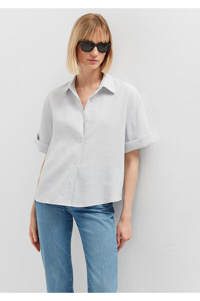 Mavi Modal (Tencel) ™ ) Blended Open Shirt Oversize / Wide Cut 1211488-70802