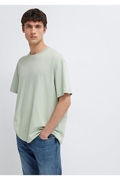 Mavi Green Basic T-Shirt Loose Fit / Relaxed Fit 066249-71464