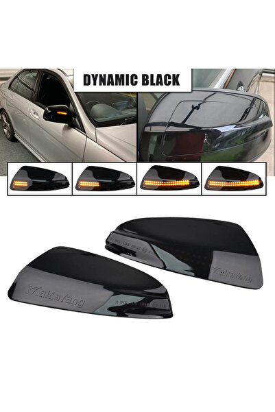 Choice Double LED-Black 2PCS Turn Signal Light Side Mirror Indicator Blinker ...