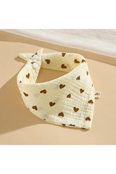 Choice1 Little Heart 3 Pieces of Baby Bibs, Cute Cartoon Patterns, Pure Cotto...