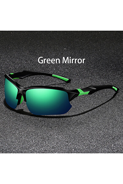 Choice4 GreenMirror Fashion UV400 Safety Goggles Men Women Running Mountainee...