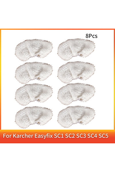 Choice10 8PCS Steam Cleaning Mop Cloth Floor Mop Pad Suitable for Karcher Eas...