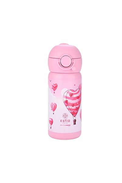 estia Ισοθερμικό Παιδικό Μπουκάλι 350ML LOVE ASCEND 01-23454 Ροζ