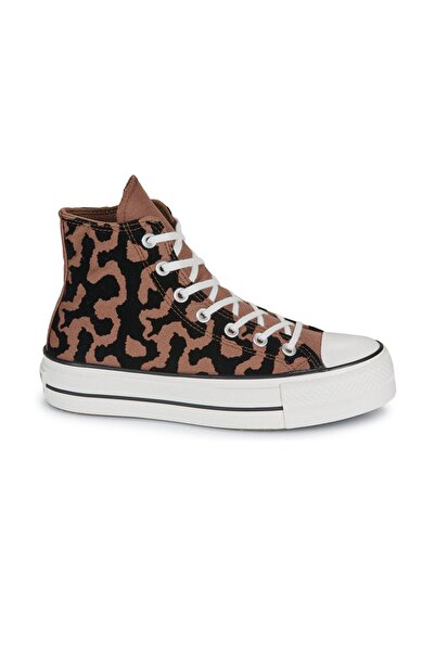 Converse ΤΣΑΚ ΤΕΪΛΟΡ ΟΛ Σταρ Πλατφόρμα Ανύψωσης Λεοπάρ A12351C Πολύχρωμο