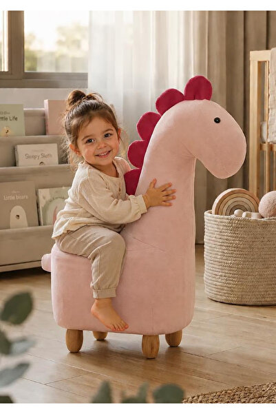 zooturak Dinozor Puf Pembe