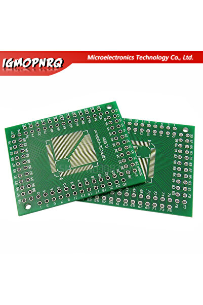 Choice 5PCS FQFP TQFP 32 44 64 80 100 LQFP to DIP Transfer Board DIP Pin Boar...