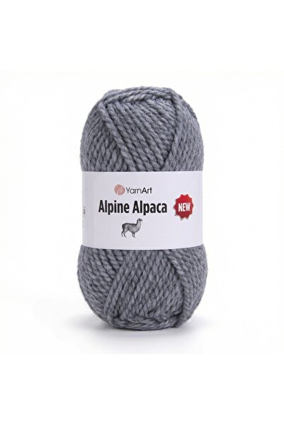 Yarnart ALPINSKA ALPAKA NOVO - PREĐA ZA RUČNO PLETENJE SIVA-1447