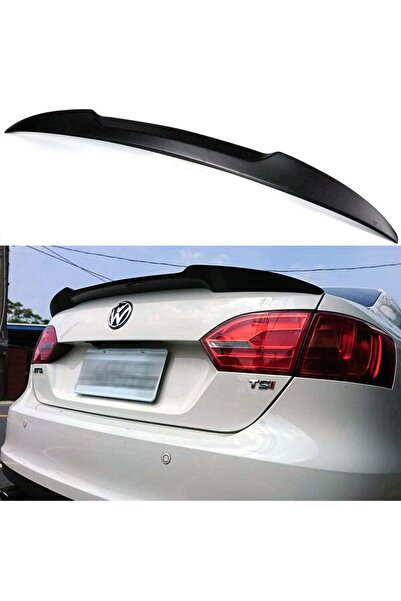 Universal Volkswagen Jetta M4 Spoiler Bagaj Üstü Piano Black Yarasa Model